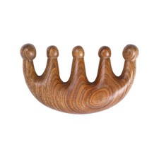 Meridian Massage Comb Wooden Green Sandalwood Five Teeth Rake Hair Tool