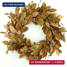 WreathDream 20'' Fall Wreath Autumn Wreath for Front Door Porch Home Decor