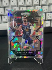 2021-22 Panini Prizm Markus Howard Silver Cracked Ice Prizm #218