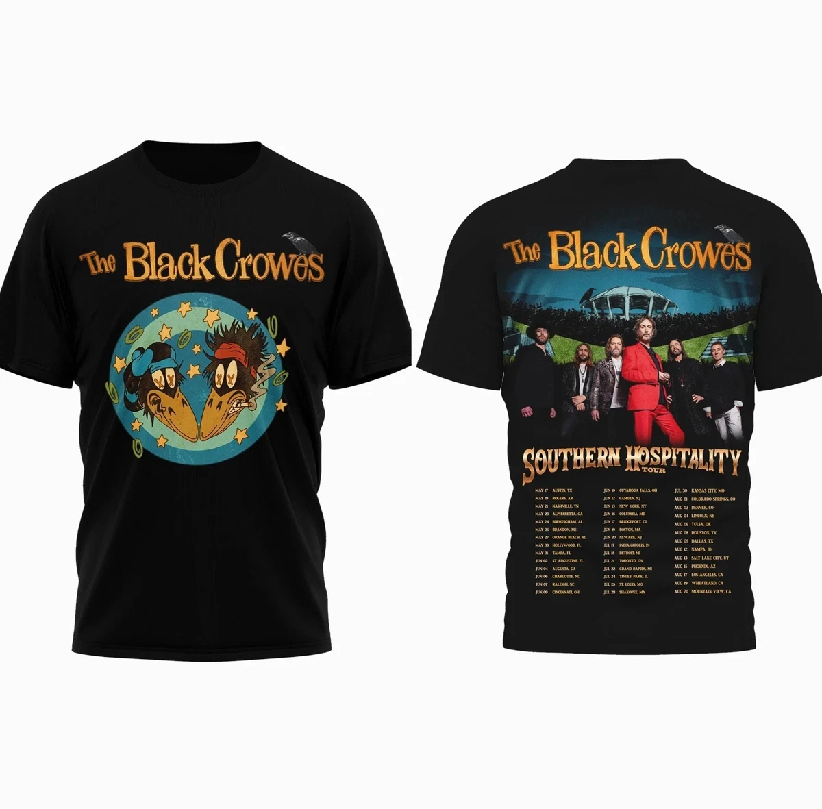 Black Crowes T Shirt In Men's T-Shirts for sale | eBay