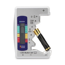 Battery Tester Digital Universal Batteries Checker Multi Purpose Small Batt...
