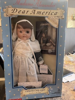 Madame Alexander Dear America Catharine Carey Logan Doll 18'' rare Free ship READ