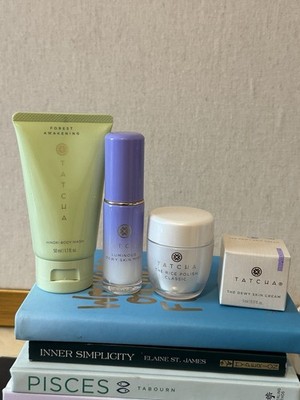 Tatcha Skincare & Body Wash 4 Piece Set Brand New Travel Size