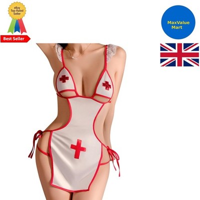 Satohom Sexy Krankenschwester Outfits Kostüm Damen Frech Krankenschwester Kostüm Dessous Se