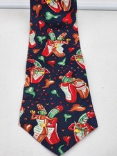 Dancing Tabasco Hot Sauce Bottles 100% Silk Men's Neck Tie USA MADE NEWYEARS!