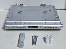 Sony ICF-CDK50 Under Cabinet Kitchen CD Player w/ Remote Hardware - TESTED