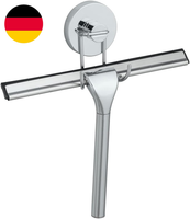 Wenko Vacuum-Loc Duschabzieher, Befestigen Ohne Bohren Mit Vakuum, Verchromtes M