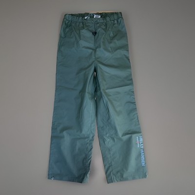 Helly Hansen Workwear Pants Green Small Waterproof Ocean Fishing Outdoors 