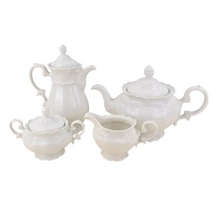 ESCHENBACH LA REINE TEAPOT & COFFEE POT W/ CREAMER & SUGAR