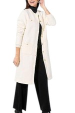 G by Giuliana Black Label Women's Boucle Button-Front Cardigan Bone