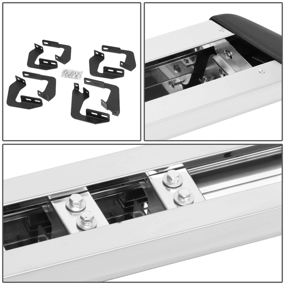 PARA 07-21 TOYOTA TUNDRA DOBLE CABINA CROMADA 5.5" SS ESTRIBERAS BARRA LATERAL Foto 4 de 4