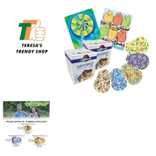 Hypoallergenic Bamboo Eye Patches for Boys - 100 Count, Includes Reward Posters