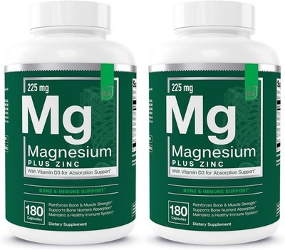 Essential Elements Magnesium Plus Zinc Vitamin D3 - Heart Bone Muscle Support