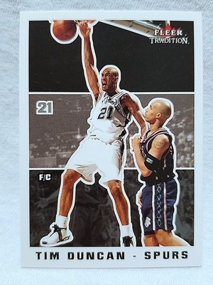 2003-04 Fleer Tradition Tim Duncan #162 San Antonio Spurs 