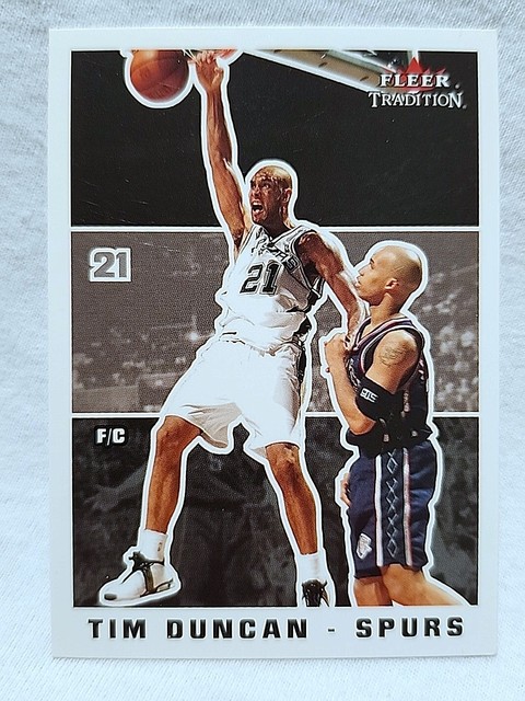 2003-04 Fleer Tradition Tim Duncan #162 San Antonio Spurs