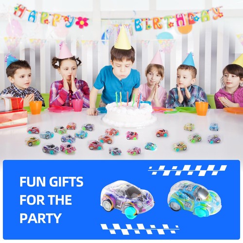 50-teiliges Mini Pull Back Autos Set, Pull Back Rennfahrzeuge für Kinder Kleinkinder, ... - Bild 7 von 7