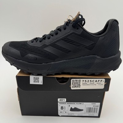 adidas Terrex Agravic Flow 2.0 Black Trail Running GZ8886 Men s Size 8.5 NEW