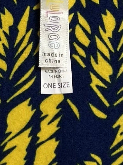 Leggings LuLaRoe OS Talla Única DIVERTIDOS Coloridos Tribales Chevron PLUMA Pájaro Elástico Foto 4 de 4