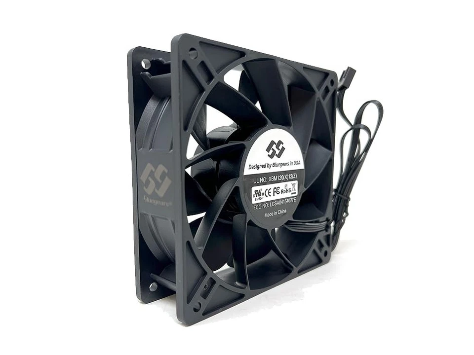 b-BlasterPWM 120x38mm High Speed Fan 1300-6500 RPM 318 CFM, 2 Ball Strong - Image 2 of 4