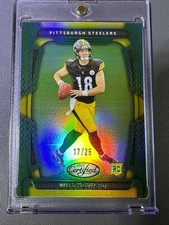 2025 Panini Certified Will Howard Green Parallel /25 RC Rookie Card. rookie card picture