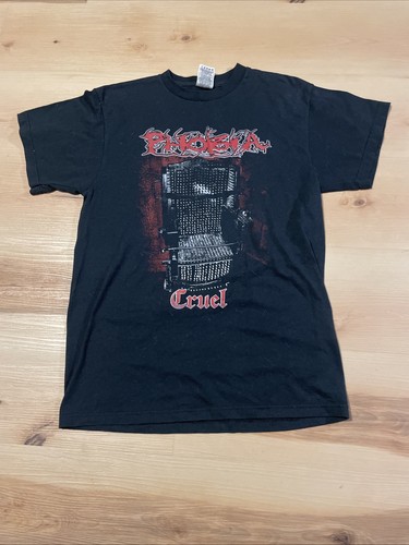 PHOBIA Cruel Shirt Medium Grindcore Punk Insect Warfare Nasum Vtg Death Metal