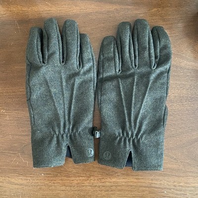 Lululemon City Keeper Gloves Insulated Mens Size L/XL Heathered Dark Olive 00104