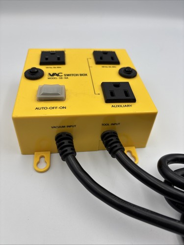 iVac Switch Box Model SB-NA/AUTO OFF/ON/120VAC/12A/60Hz - Picture 2 of 8