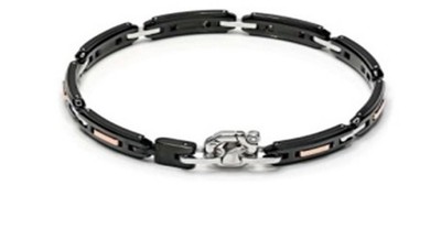 BARAKA Herren Armband BR215121ROGR220002 Explore Collection Gold weiße Diamanten