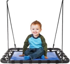 Platform Tree Swing for Kids Swings Set, Tree Branch, or Playground 40x30in
