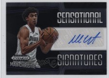 2024-25 Panini Prizm Black Sensational Signatures Max Christie #SS-MAX Auto 6q5