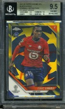 ISAAC LIHADJI 2021-22 Topps Chrome UCL Starball Refractors ROOKIE CARD BGS 9.5. rookie card picture
