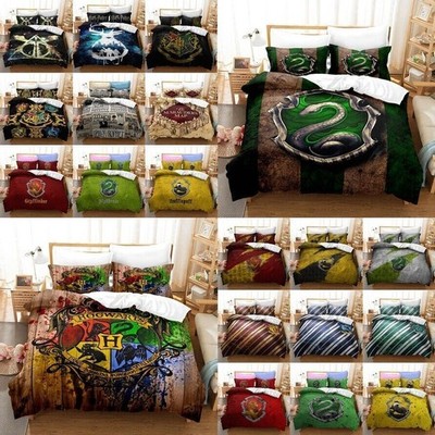 Neue Harry Potter 3D Quilt Bettdecke Abdeckung Kissen bezug Bettwäsche