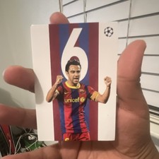 Topps Xavi Hernández FC Barcelona UEFA Champions League Sticker #6 Collection