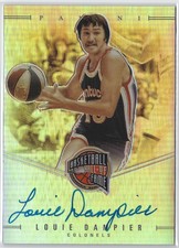 2020 Impeccable Spectra Hall of Fame Signatures Louie Dampier on Card Auto HOF