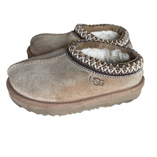 UGG Tasman II Kids' Slipper Size 8 Chestnut Suede Slip-On