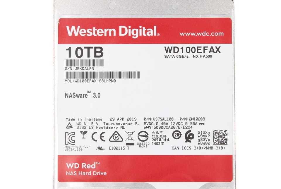 Western Digital WD Red Plus 10 TB 3,5" SATA HDD / WD100EFAX  - Bild 3 von 4