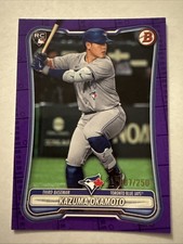 Kazuma Okamoto 2026 Bowman Prospect Paper True Purple Variation Rc Sp #087/250