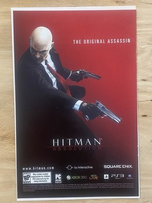 Hitman: Absolution (2012) Wall Art Original Retro Ad Poster   PS3 XBOX 360
