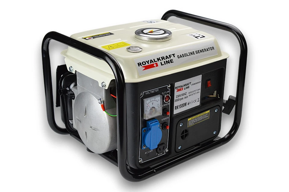 Stromerzeuger Benzin für Zuhause, Baustelle, Marktplatz, Outdoor & Camping - Bild 3 von 4