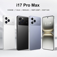 2026 5G Unlocked Smartphone i17 Pro Max Android 15 Phone Dual SIM Mobile Phones