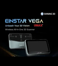 Einstar Vega Handheld Wireless Color 3D Scanner - Mac Compatible, Easy to Use