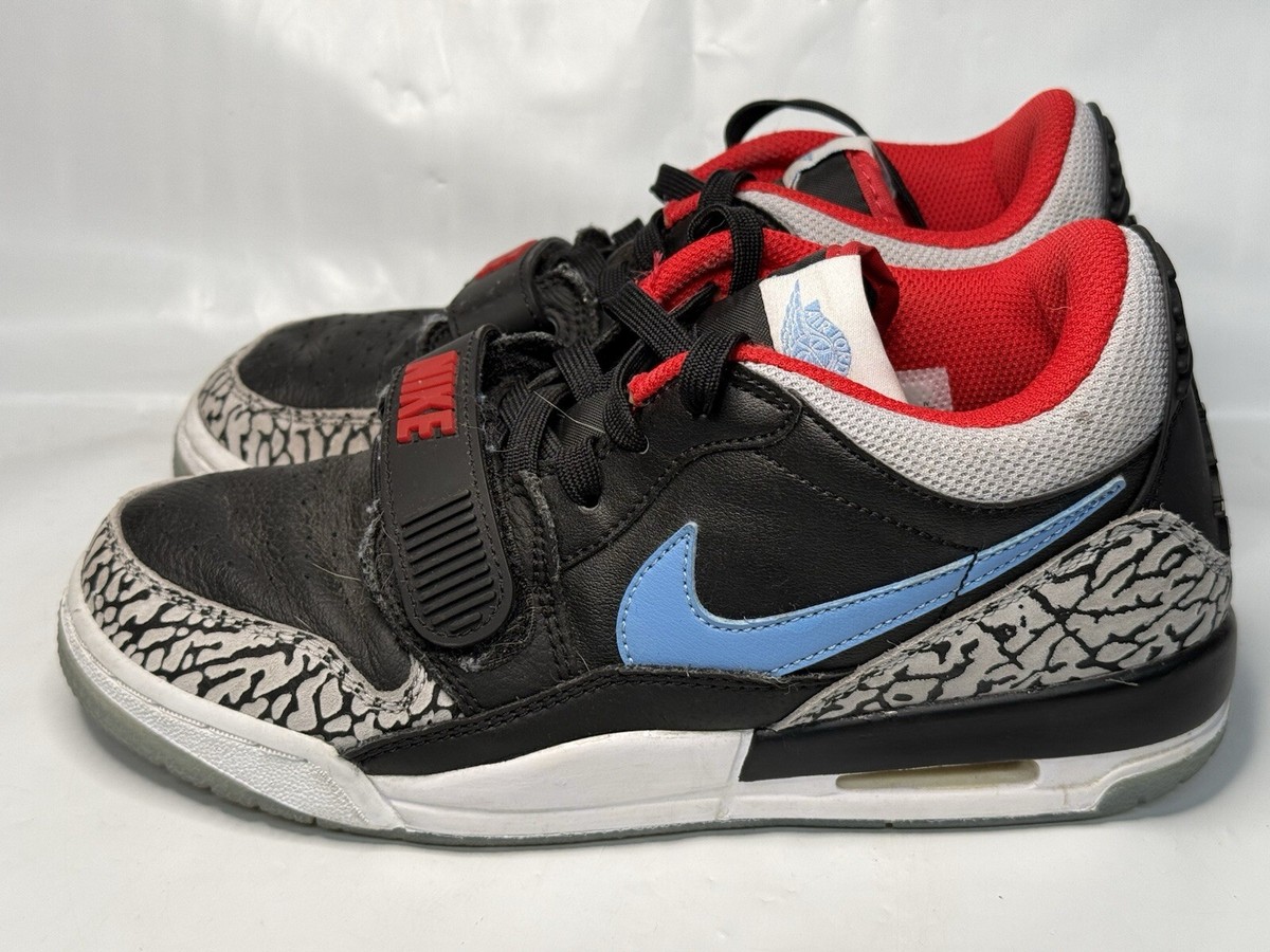 Nike Air Jordan Legacy 312 Low Chicago Flag Black Blue