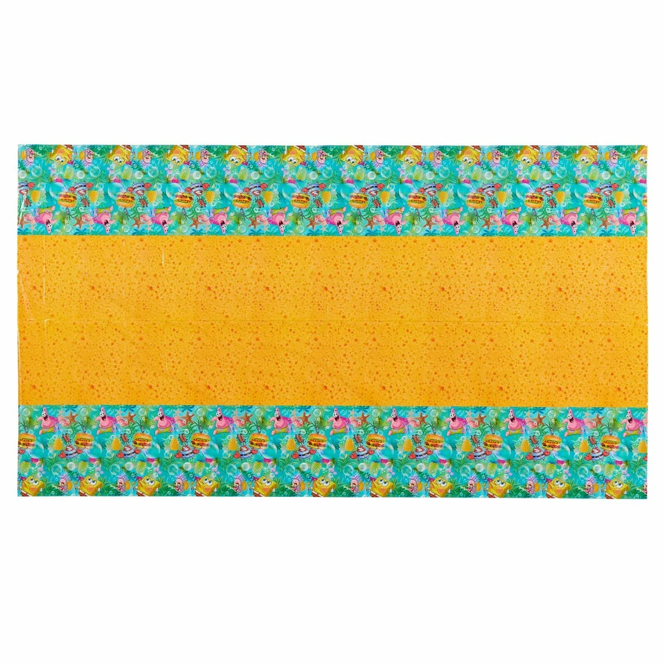 Spongebob Squarepants Plastic Table Cover Kids Birthday Party Supply Decorations - Image 2 of 3