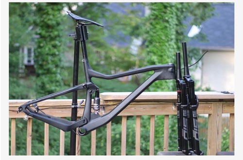 29 inch Carbon MTB Frame Inner Cable Suspension Bike Frame Boost XC with Shock - Picture 13 of 21