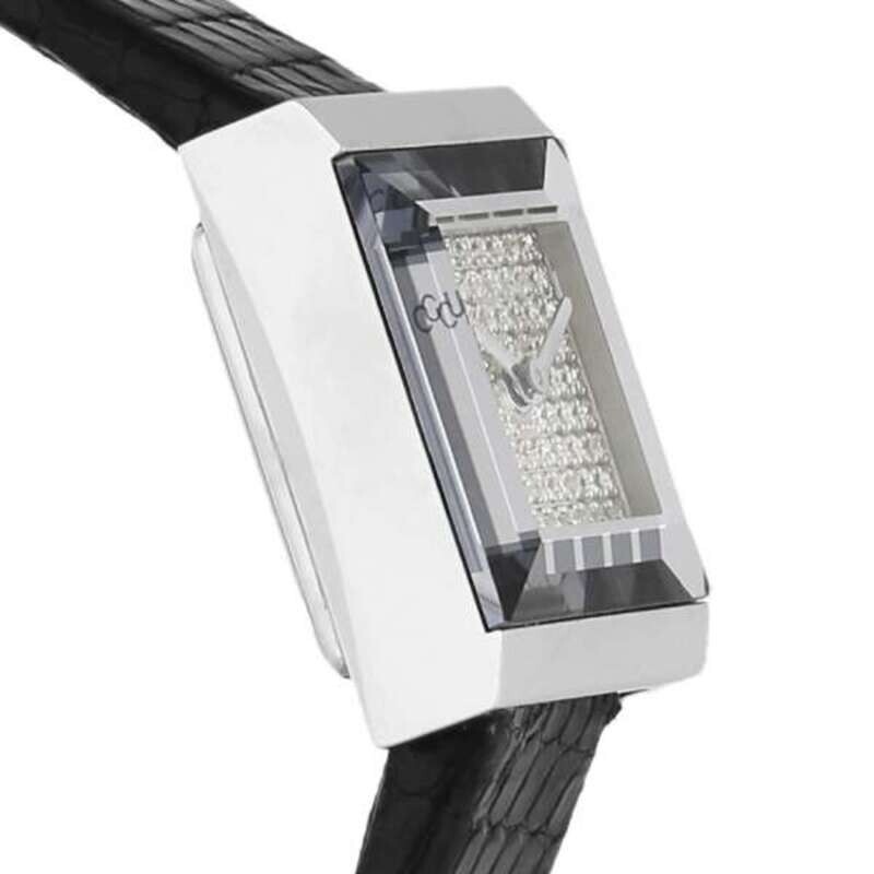 Gucci G-Frame YA128530 Diamon Pave Dial Women Watch New +