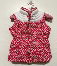 Lily Pulitzer Girls novelty Puffer Vest Size 7 sleeveless barbie outdoors travel
