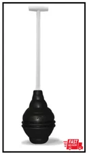 NEW Beehive Max Toilet Plunger for Old and New High Efficiency Toilets T-Handle