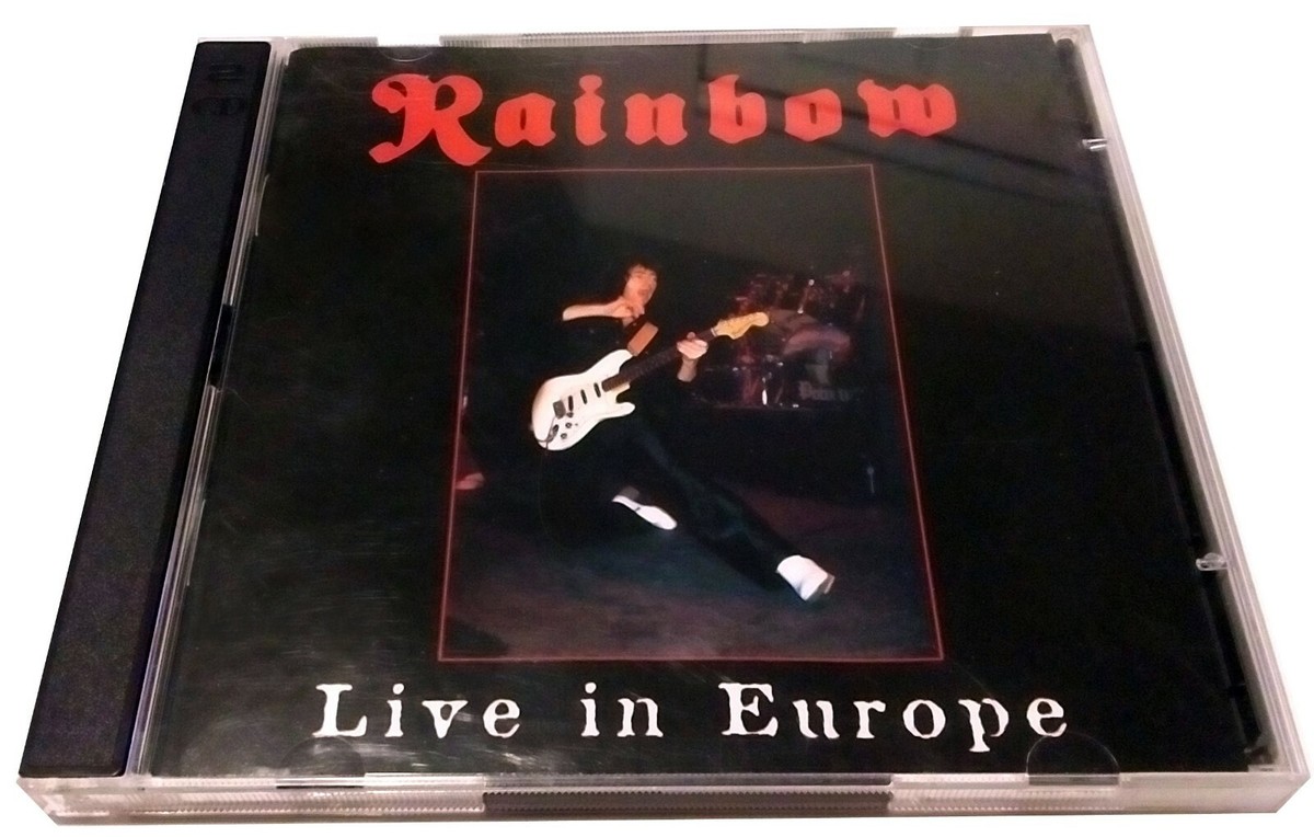 RARE - RAINBOW LIVE IN EUROPE 2 CD BLACKMORE DIO POWELL BAIN