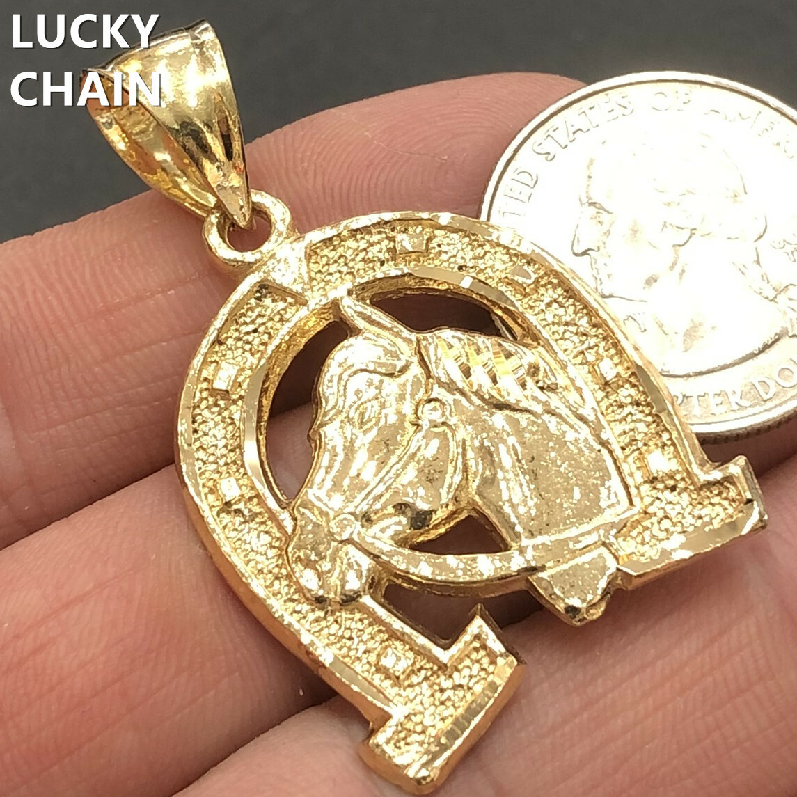 Cute Chameleon Shaped Cut Out Charm Necklace in Gold | Animal Jewelry