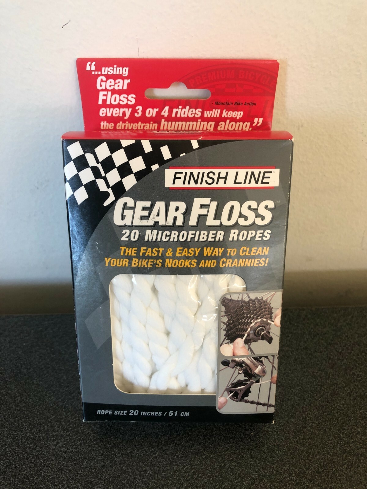 Finish Line Gear Floss & Finish Line No Drip Bicycle Chain Luber eBay